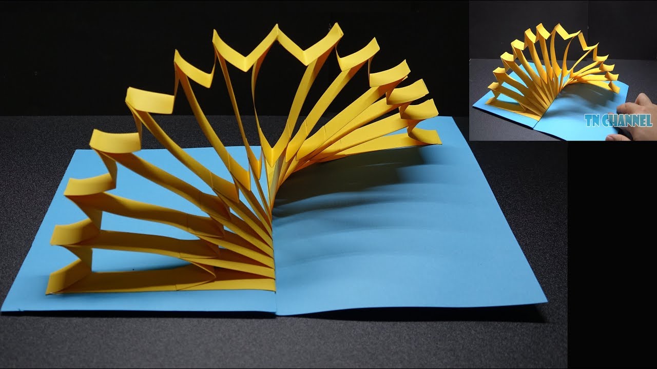 DIY 3D Pop up Card - Handmade 3D Cardboard Pop-Up Ornaments - Amazing Tutorial