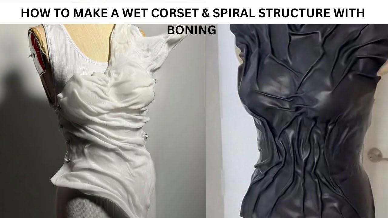 HOW TO SEW A SPIRAL STRUCTURE & SCULPTURE CORSET