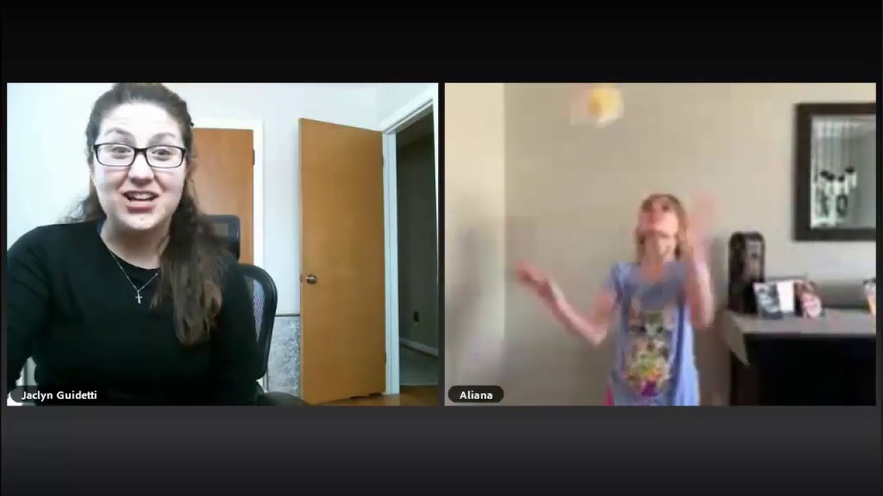 Telehealth OT Session (Ideas drawn from Bal-A-Vis-X using balloon and bean bags)