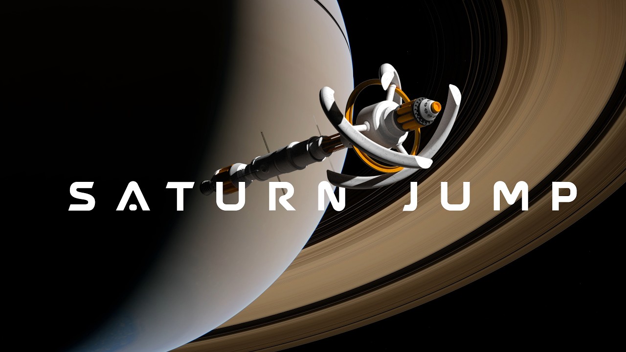 SATURN JUMP: Epic Cinematic Ambient  Sci-Fi Journey Beyond the Rings -For Work & Focus- No AI MUSIC!