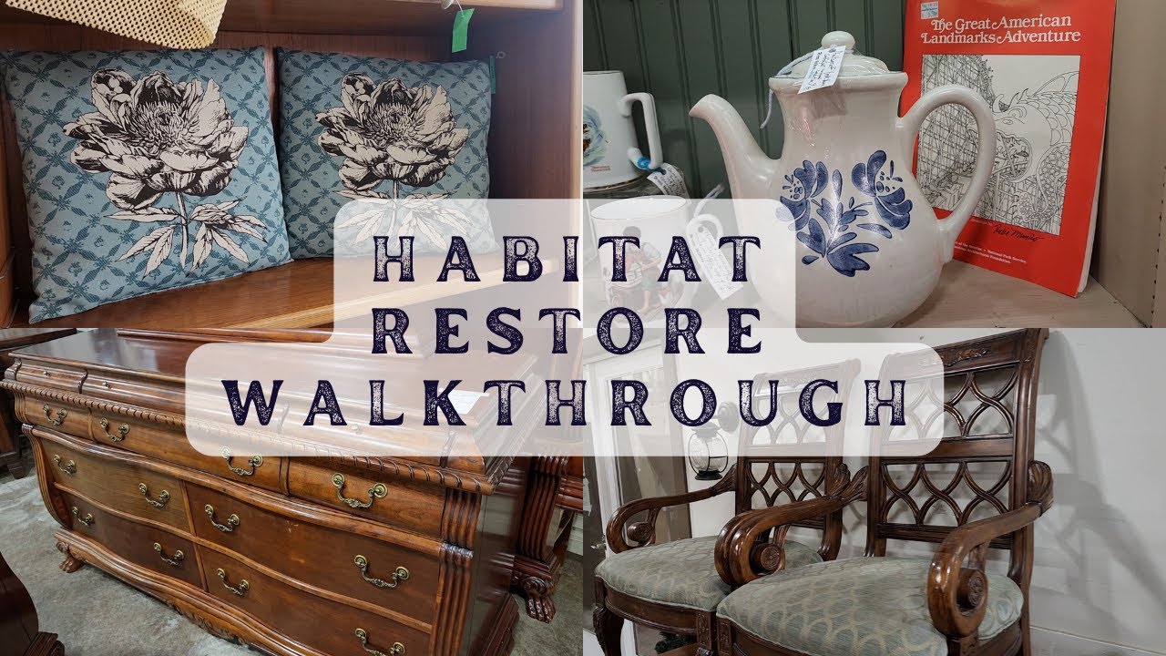 Habitat ReStore Walkthrough #shopping #decor #thrifting #vintage
