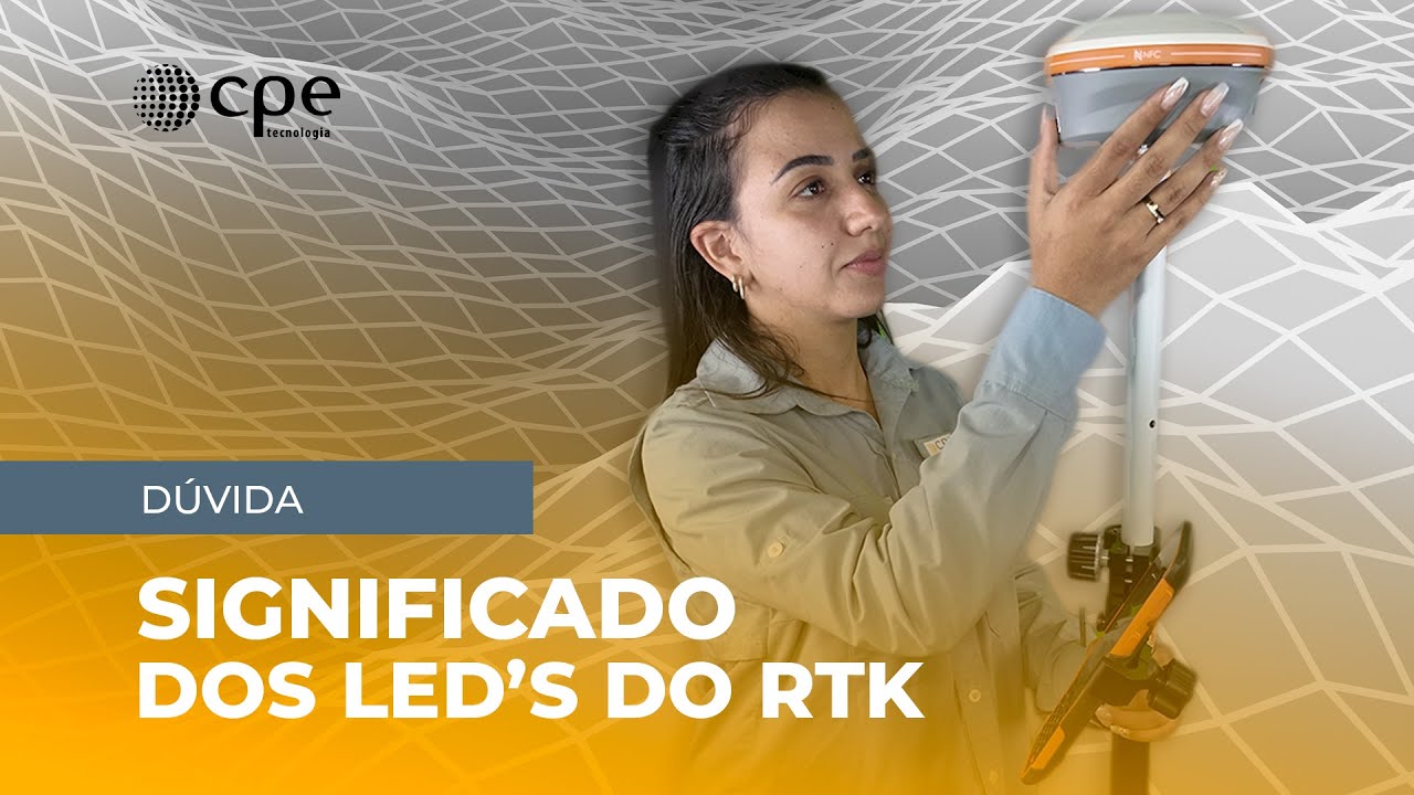 Significado dos LEDs do receptor GNSS