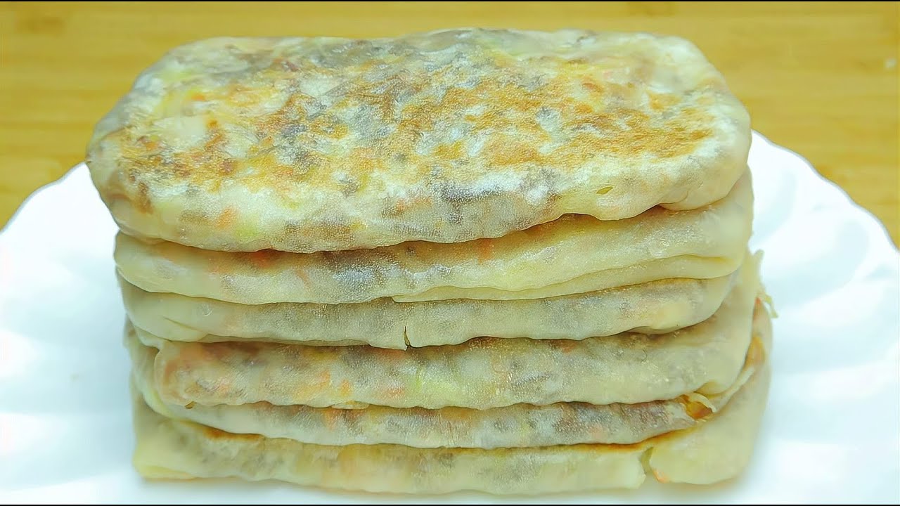 冬季必吃食物！白菜餡餅皮薄餡足，不燙面不破皮，口感超級好 #美食 #家常菜 #简单 #好吃 #制作