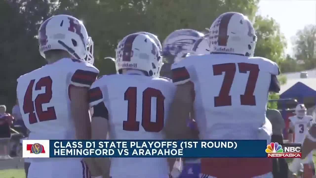 Hemingford vs Arapahoe Football (D1 First Round) Highlights