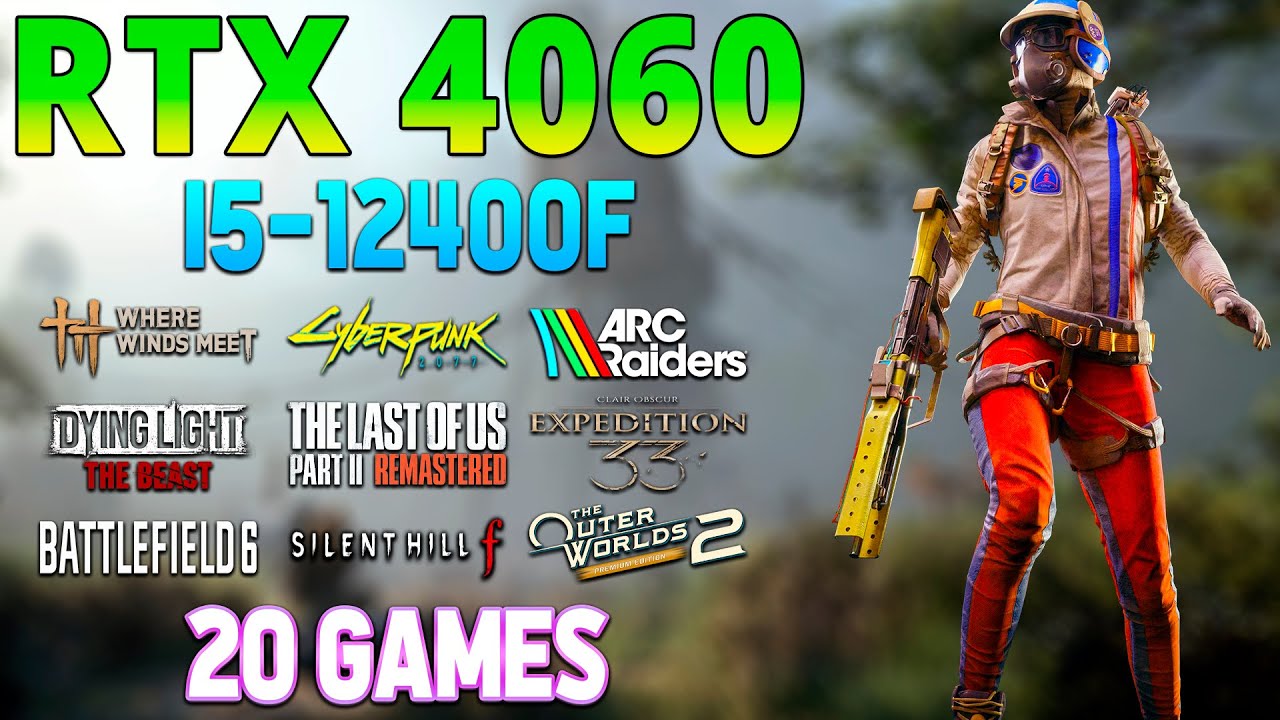RTX 4060 + i5-12400F : 20 Game Test (Early 2026) &ndash; RTX 4060 Gaming at 1080p