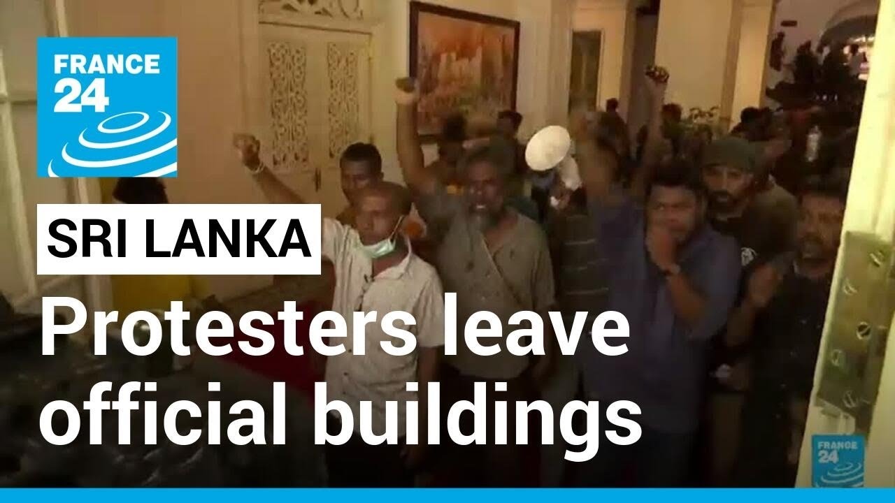 Sri Lanka protesters to end occupation of official buildings • FRANCE 24 English