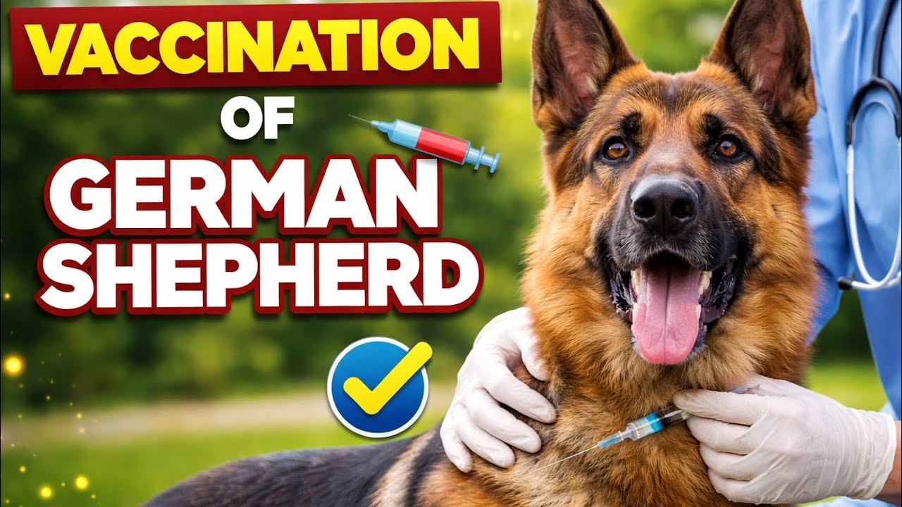 Ajj German Shepherd Di Vaccination Karwai | Punjabi Vlog 🐕💉