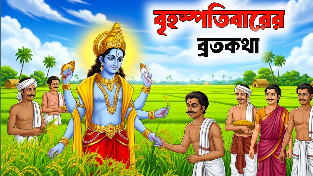 Brihaspativar Vrat Katha | বৃহস্পতিবারের সম্পূর্ণ ব্রতকথা | Brihaspatidev Katha | Bhakti Story