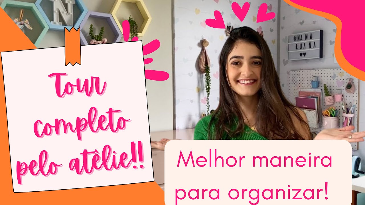 Ateliê de Artesanato!! Tour completinho pelo meu cantinho de personalizados!!