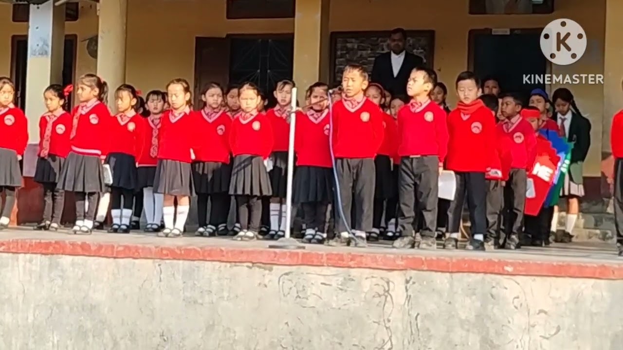 MORNING ASSEMBLY IN DIVINE WORD SCHOOL, ROING 