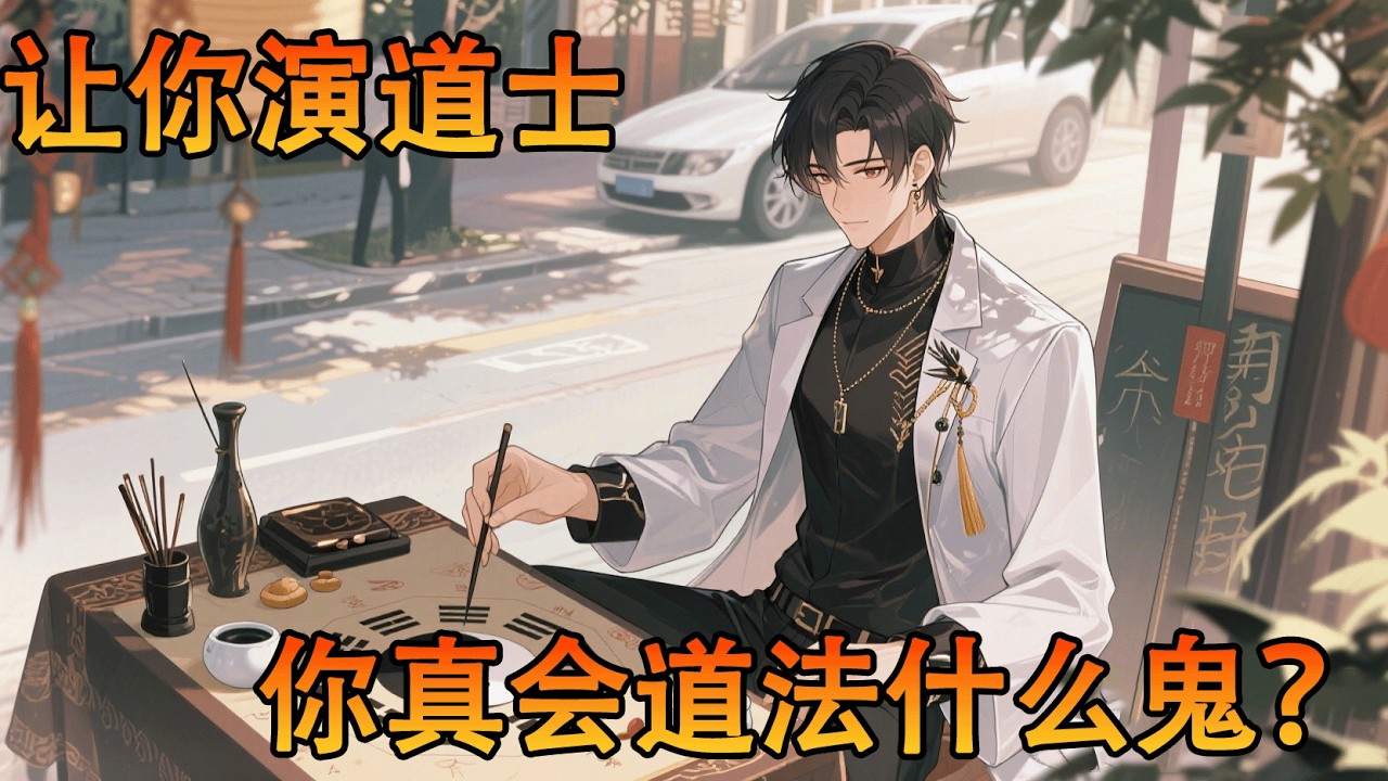 劇組讓我當群演道士，沒想到我真的會道法，只因為我覺醒人氣系統，人前顯聖就能獲得獎勵#小说 #動漫 #热血 #冒险