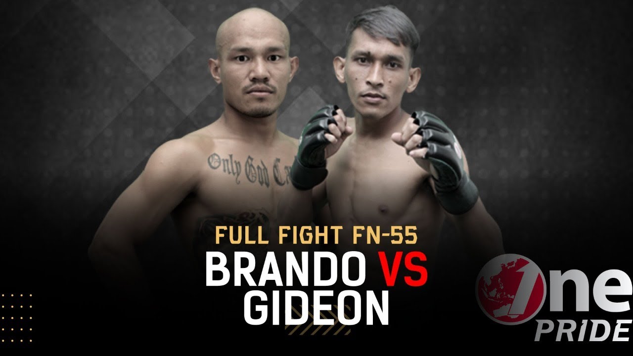 Spektakuler! Brando Mamana VS Gideon Manurung. Wajib Tonton | Full Fight One Pride MMA FN 55