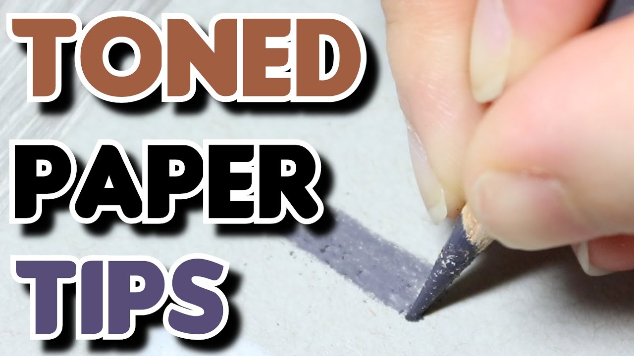 How to Draw on Toned Paper | Toned Paper TIPS!