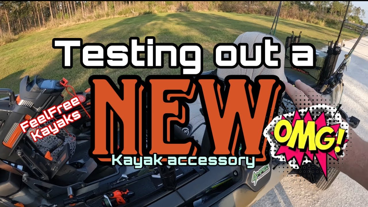 Testing out the BEST kayak accessory! Feelfree kayaks