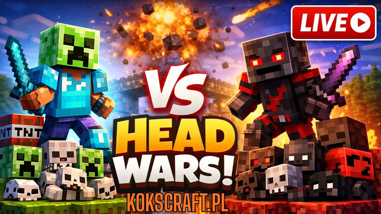 Gramy na kokscraft.pl Head warsy wrróciły