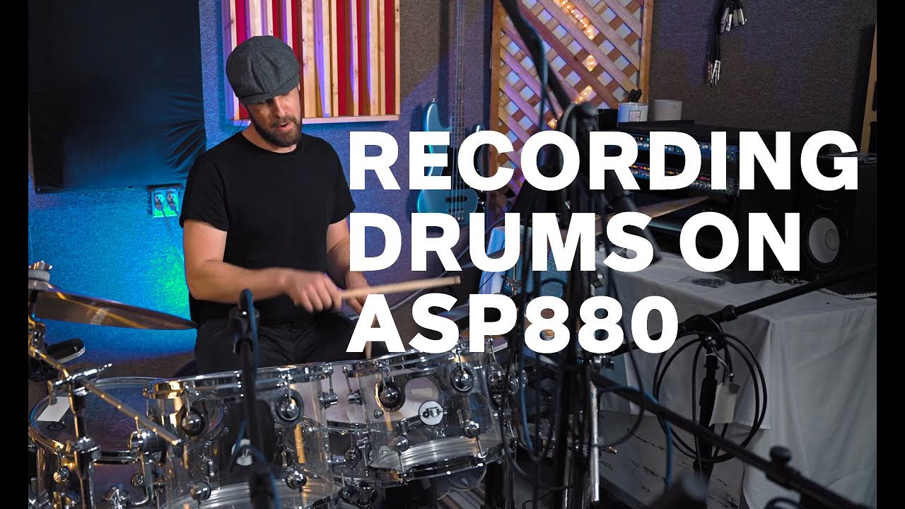 Sean Winchester Drum Performance with iD44, ASP880 and ASP800