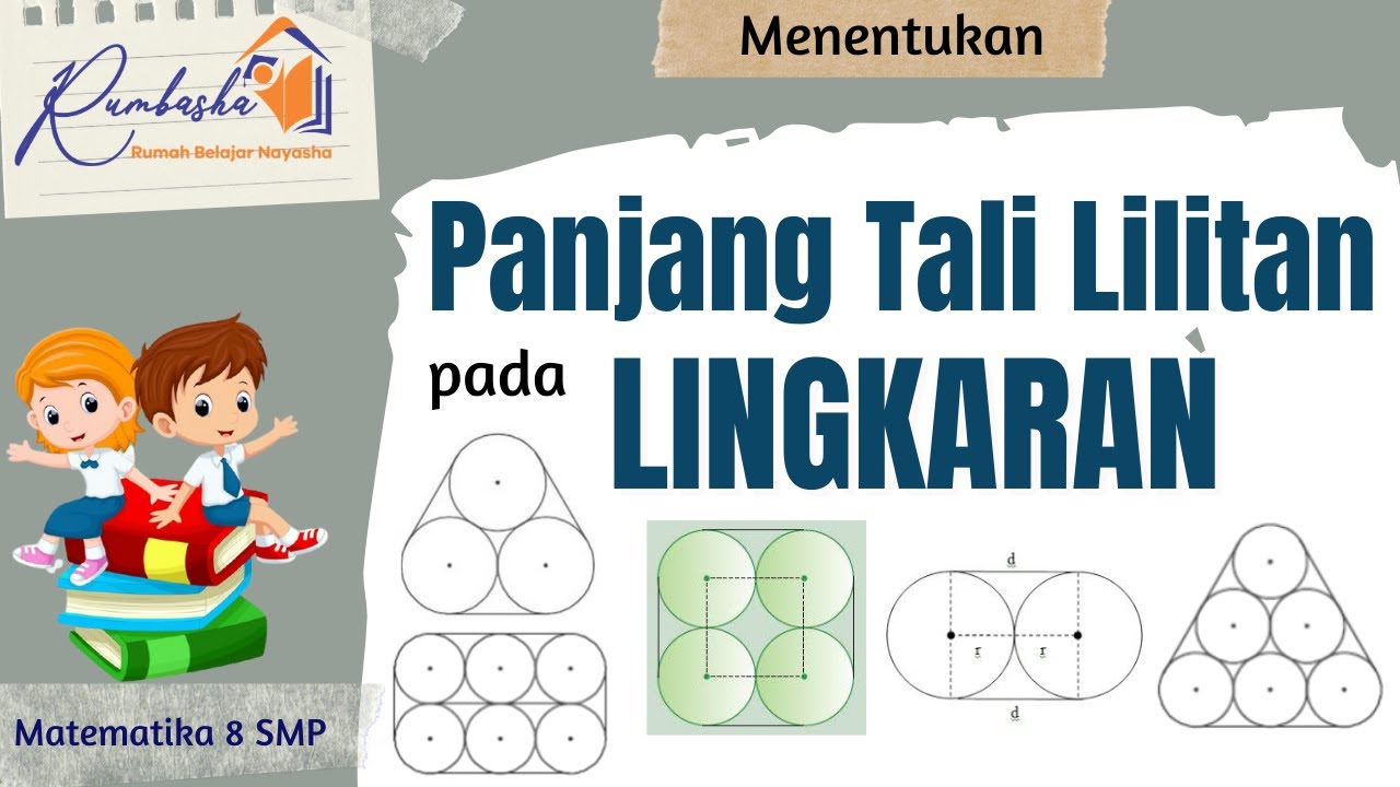 Menentukan Panjang Tali Lilitan pada Lingkaran | Matematika 8 SMP