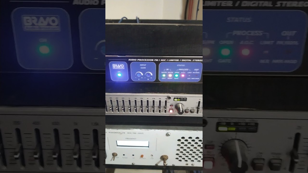 Procesador de audio broadcast FM. #rf #transmitter #broadcast #fm