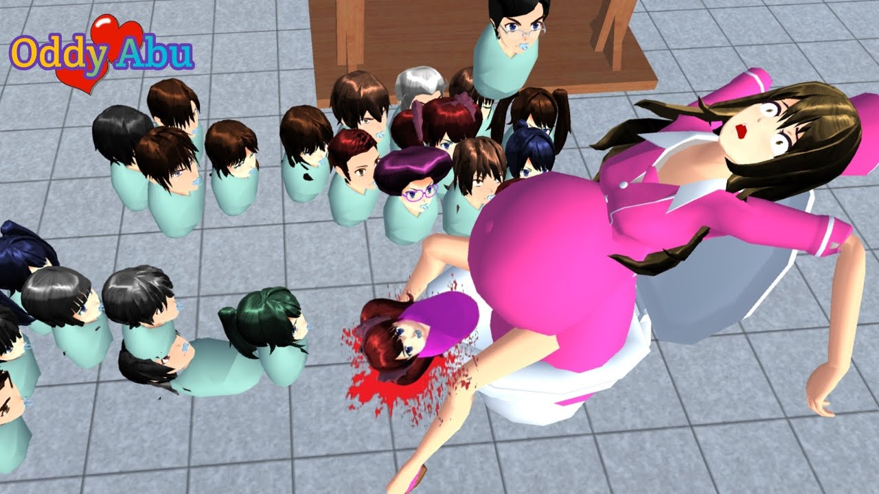 Bidan Sakura Hamil Selamatkan Para Bayi Di Culik Yakuza Melahirkan l Sakura School Simulator
