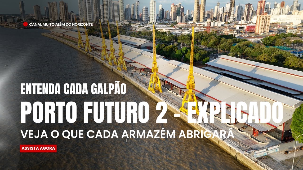 O Porto Futuro 2 Vai Mudar Belém Para Sempre! Veja do Alto.