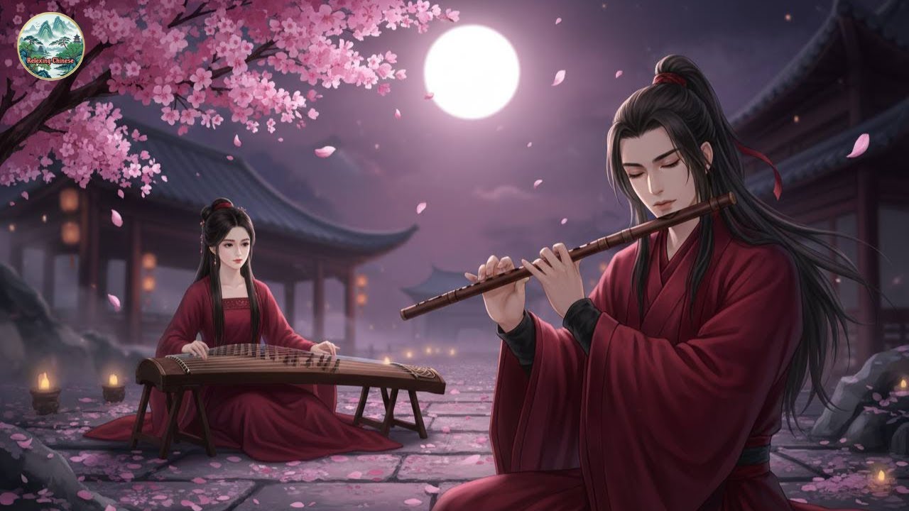 Guzheng & Bamboo Flute | Serene Chinese Zen Music 🌙 Sleep & Focus Music