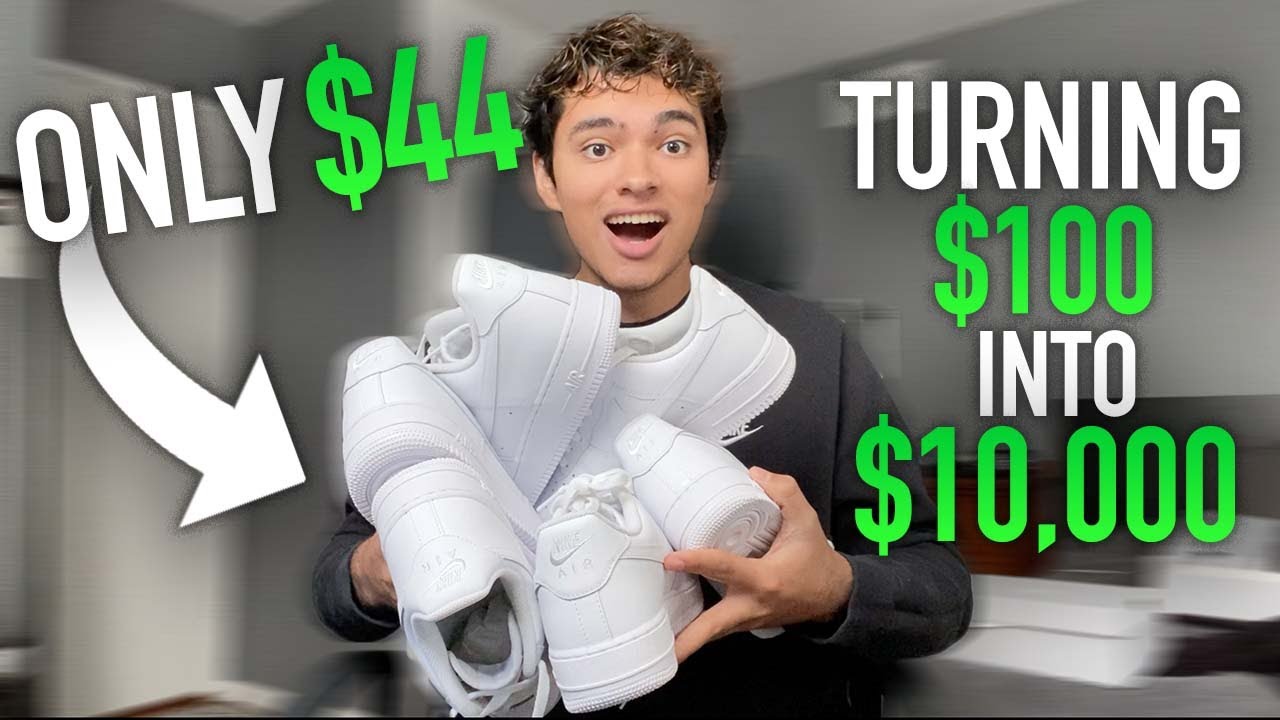 We Got Air Force 1s For $44 *Turning $100 Into $10,000 Episode 10*