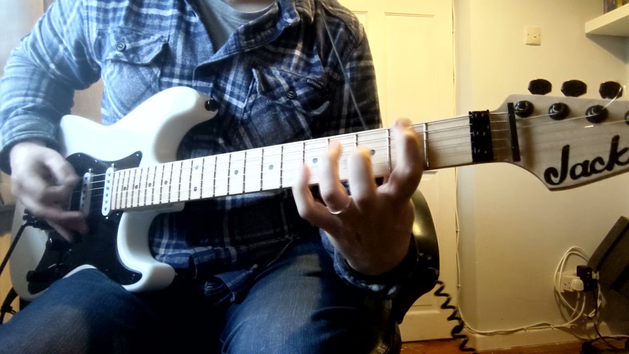 Jackson Adrian Smith SDX - Iron Gear Steam Hammer Pickup - Quick Demo Song - Metal