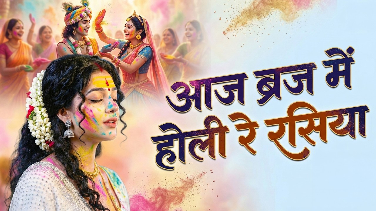 Aaj Biraj Mein Holi Re Rasiya | आज बिरज में होली रे रसिया | Radha Krishna Holi Bhajan | Holi Song