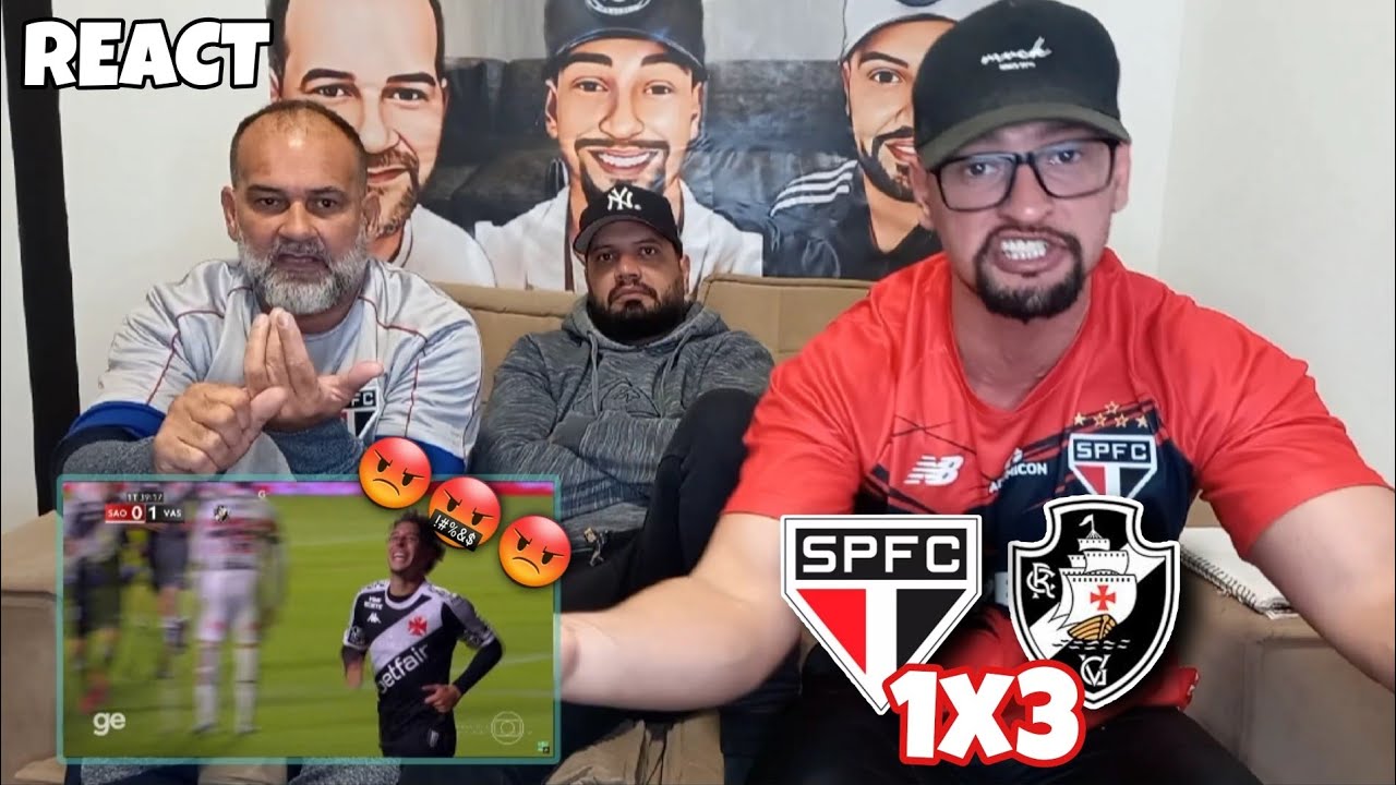 REACT SÃO PAULO 1X3 VASCO - OU CAI ZUBELDIA, OU CAI O SÃO PAULO! ACABARAM COM O SP