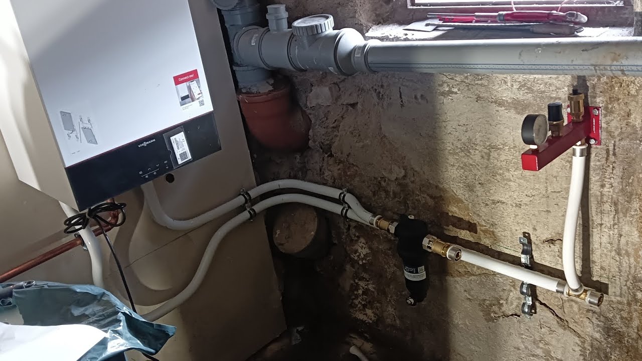 Montaż kotła gazowego Viessmann vitodens 100-w