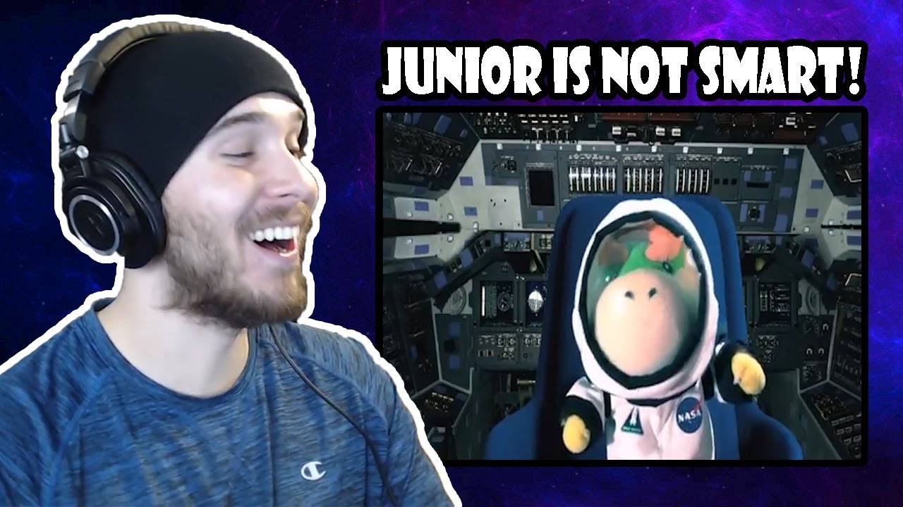 JUNIOR IS NOT SMART! - Reacting to SML Movie Bowser Junior Goes To The Sun! (Charmx reupload)