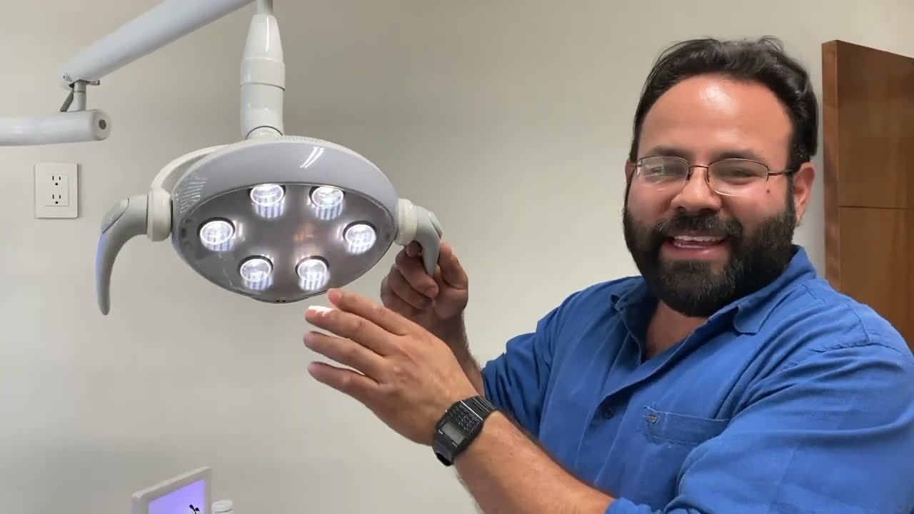 Cuidados de la lámpara de la unidad dental
