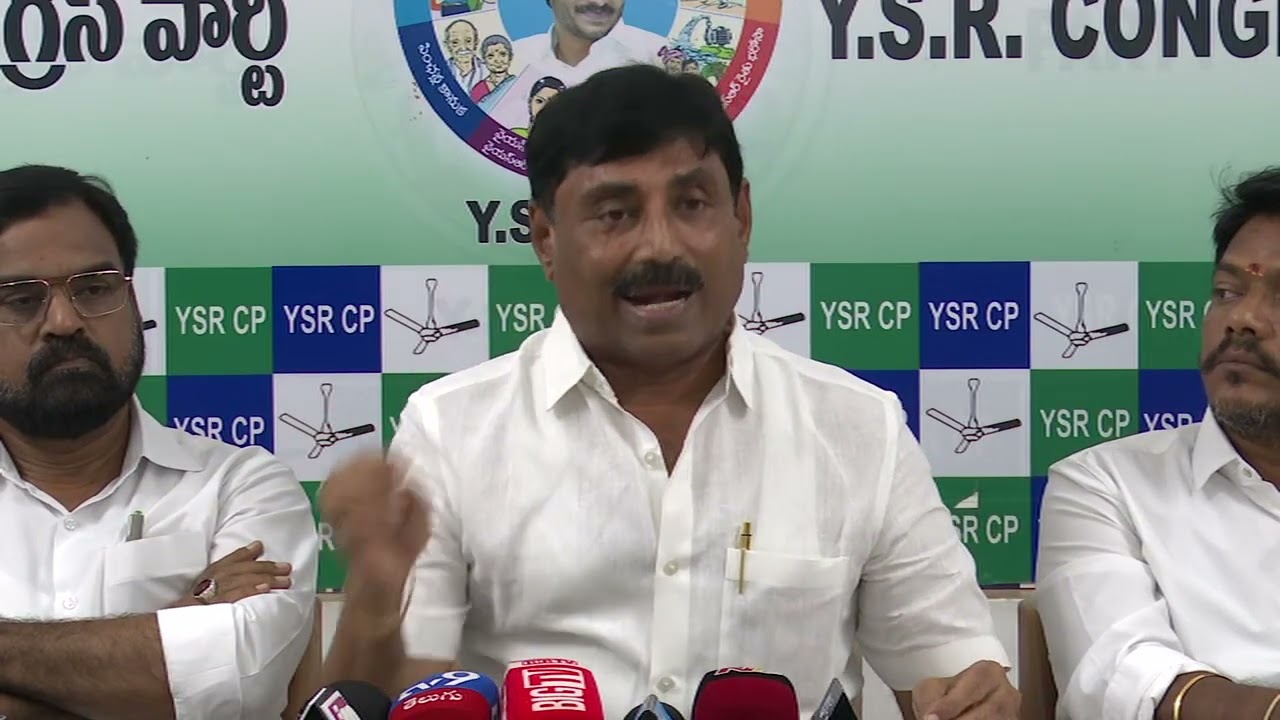 Ex.MLA Sri Ravindranath Reddy - Press meet