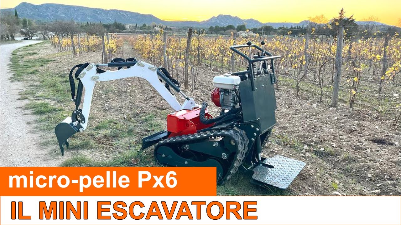 Miniescavatore Px6 micro pelle