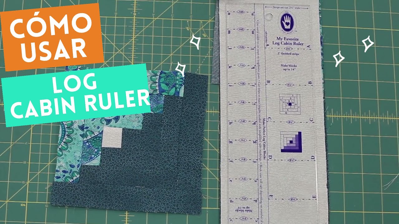Cómo usar Log Cabin Ruler de Marti Michell by Komola Krafts