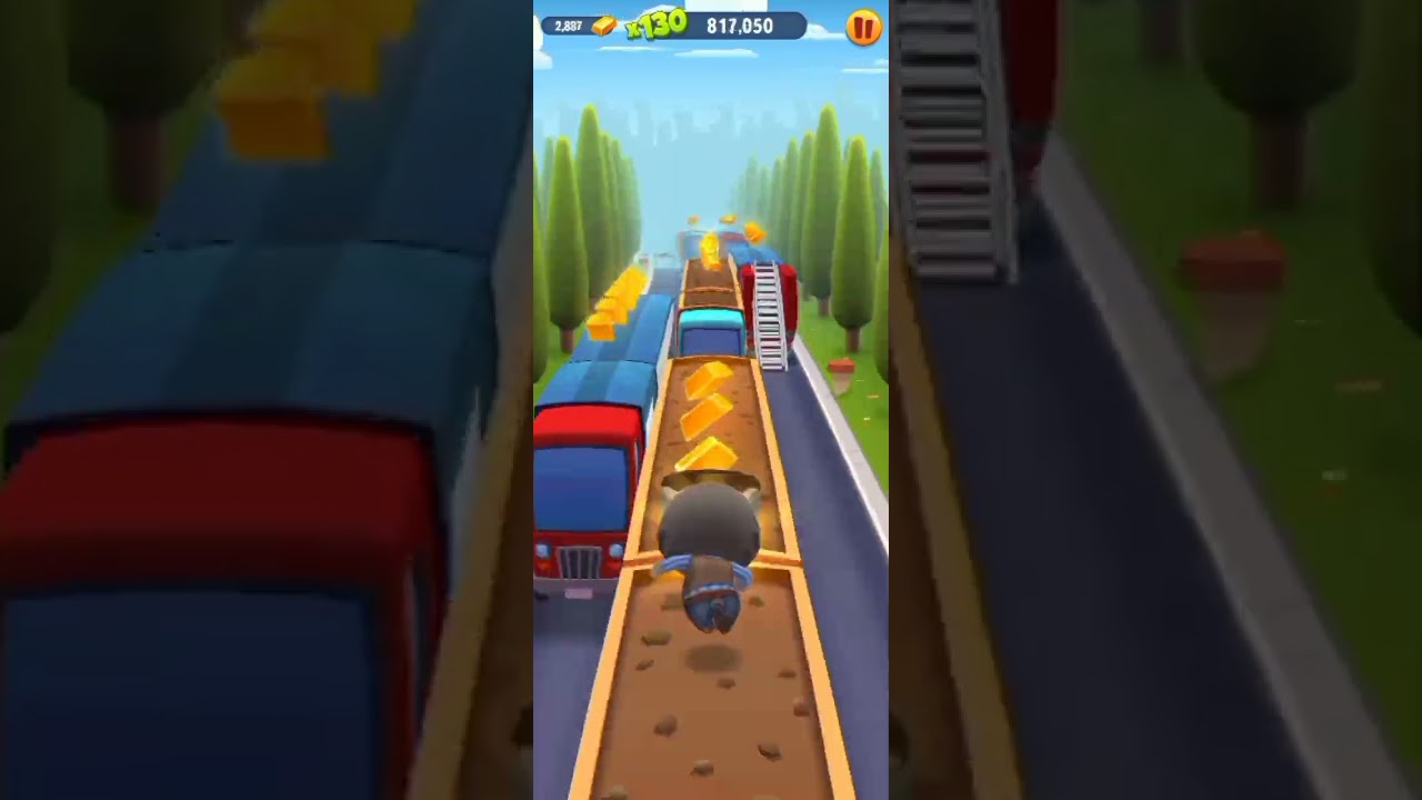 Talking Tom Gold Run Cowboy Tom Gameplay (2x speed)