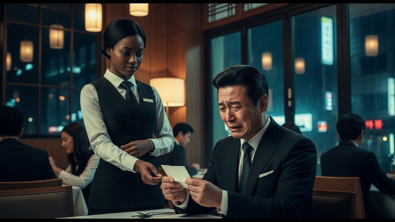 The Mafia Boss Was Smiling Until a Black Waitress  Gave Him a Note - What He Saw Left Him in Tears
