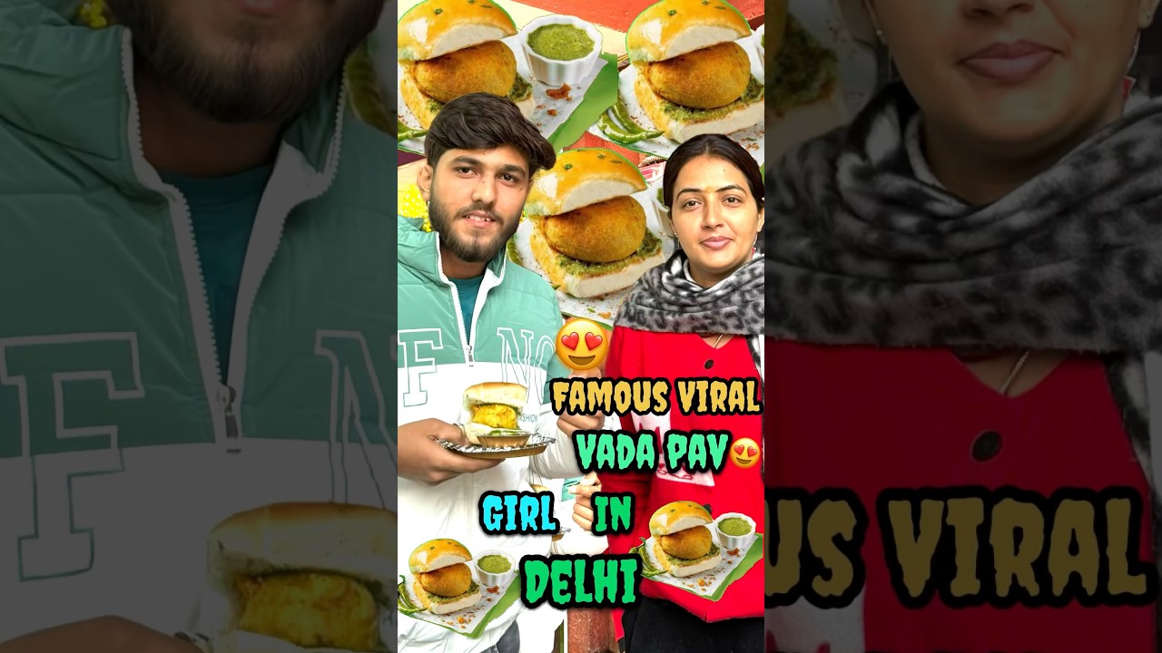 I Eat Viral Girl Vada Pav😱