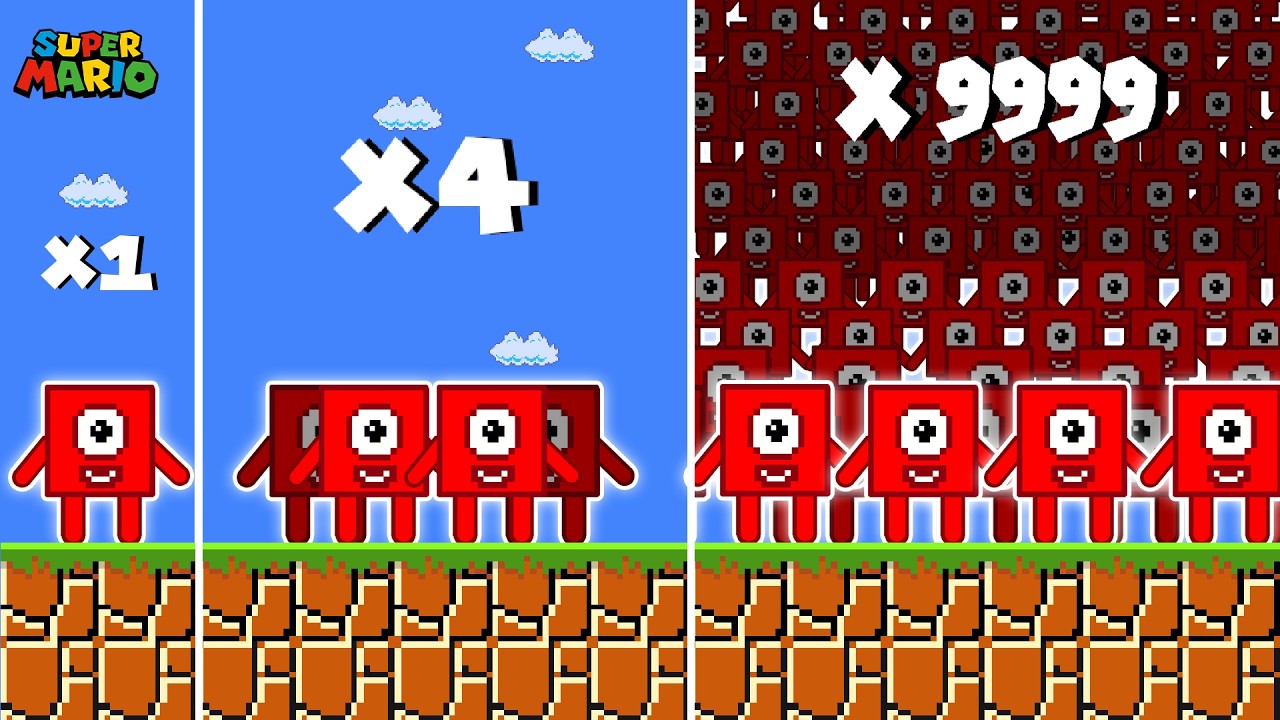 Завершите узор? Игрок под номером 1 получает 9999 блоков в Mario Maze Level Up | Игровая анимация