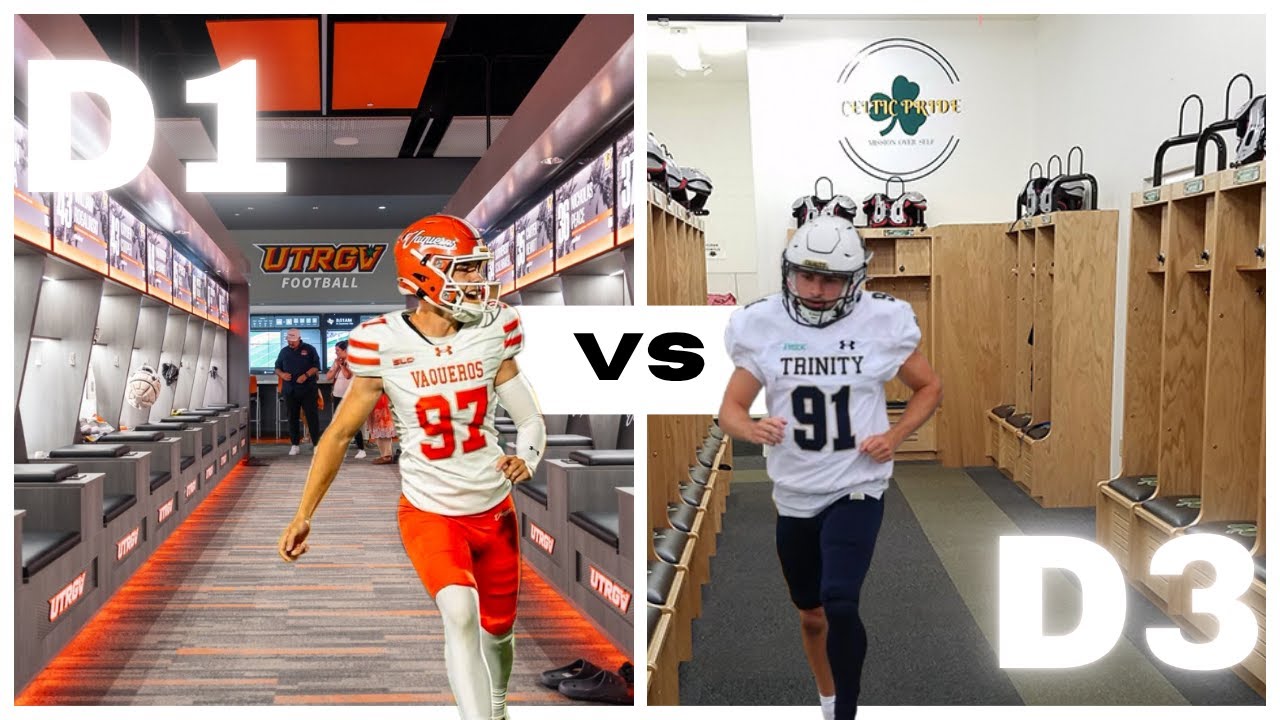 D1 vs D3 Football - Day In The Life
