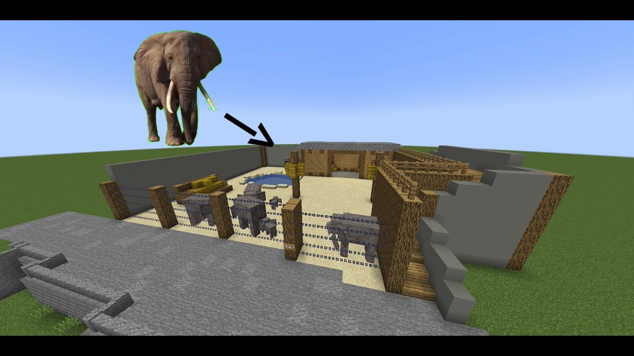 Planet Zoo in Minecraft S2 ep10 | African Elephant Habitat