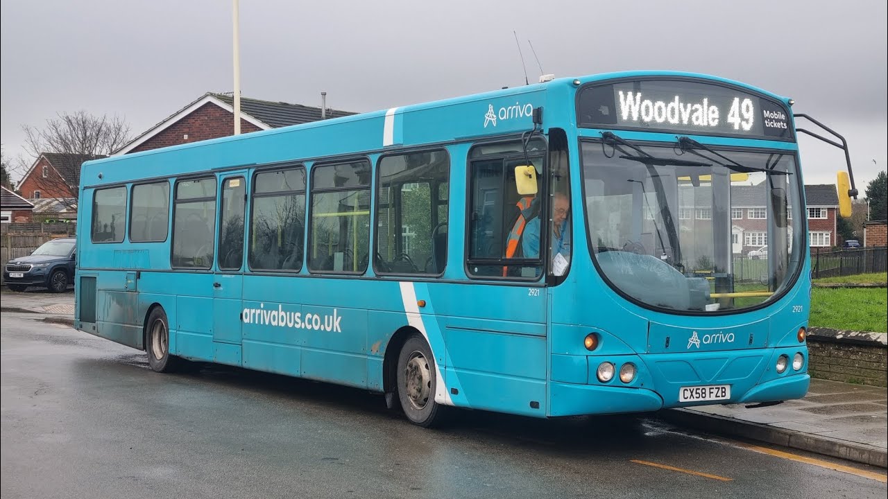 Arriva North West VDL SB200 Wright Pulsar 2921 CX58FZB - Route 49