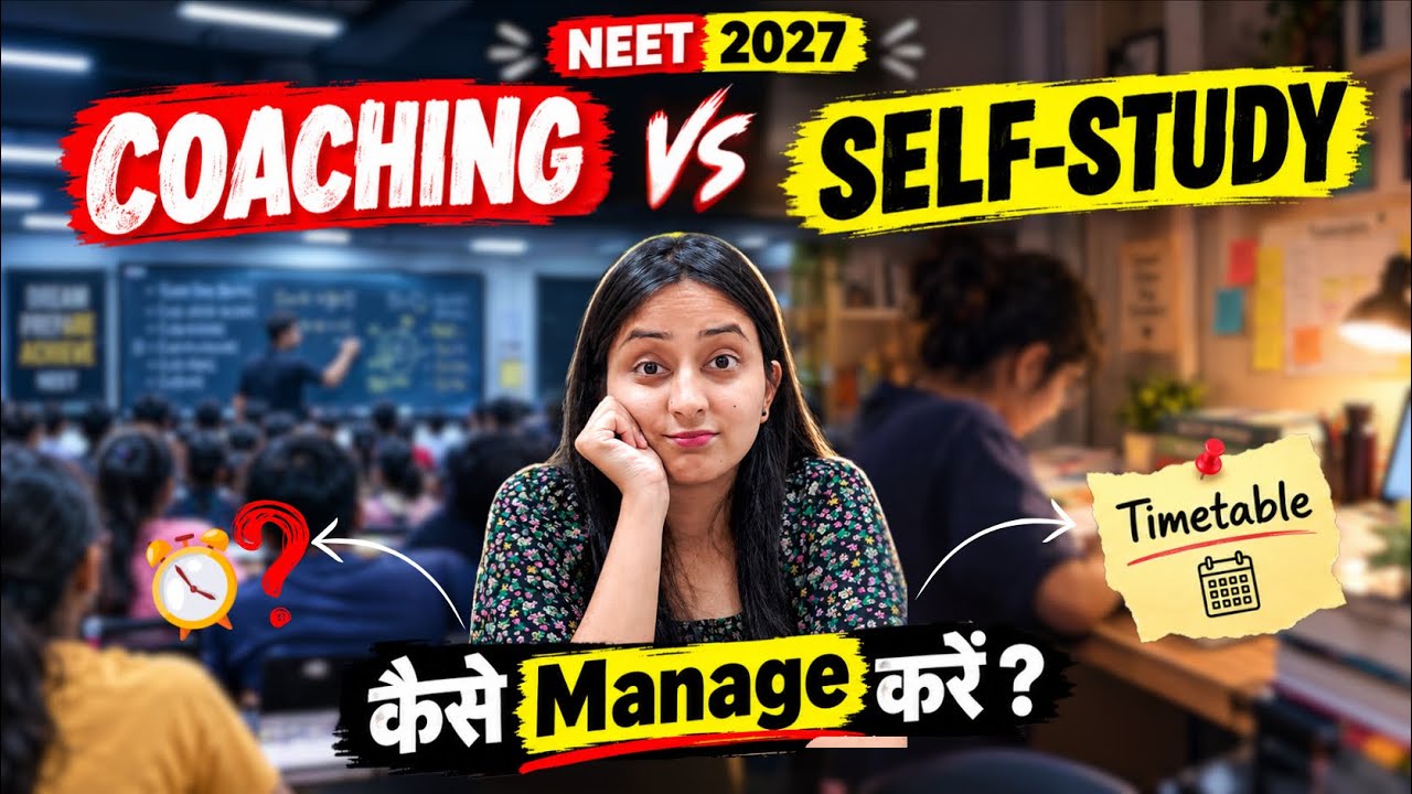 The Ultimate Timetable for NEET 2027 Droppers 🎯| Balance Coaching & Self-Study #neet #neet2027 #tips