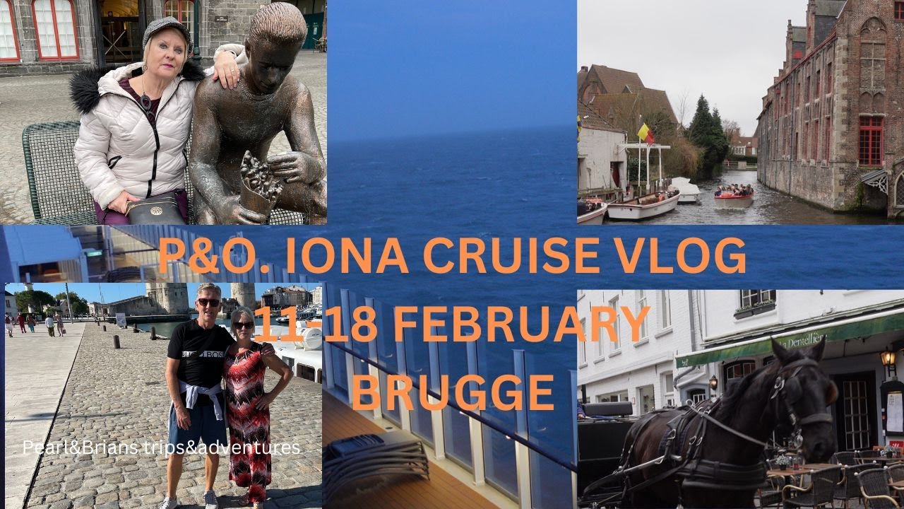 P&O Iona Cruise Vlog 6.... Brugge ,( Bruges )and more Silent Disco.