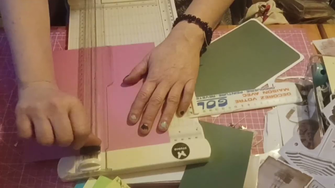 TUTO CARTERIE/BONNE FETE MAMIE/SIMPLE EFFICACE 