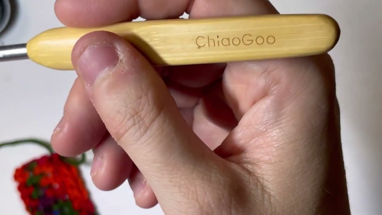 Crochet hook review #chiaogoo #crochethooks #affordablycrafty #crochethookreview #bamboo #crochet