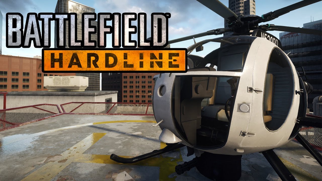 Battlefield Hardline | Attack Chopper Gameplay | Downtown
