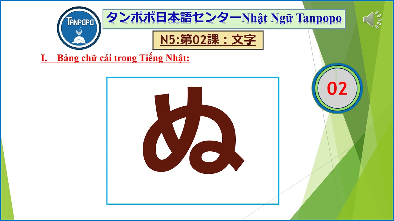 Luyện nghe và nhớ bảng chữ cái Hiragana trong tiếng nhật. (Chữ trước - Nghe sau).