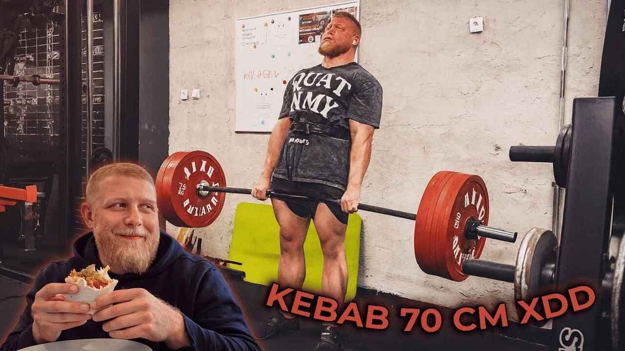 Wracam&hellip; i będę silniejszy niż kiedykolwiek | Plany startowe, zakończenie 1 bloku, kebab 70 cm