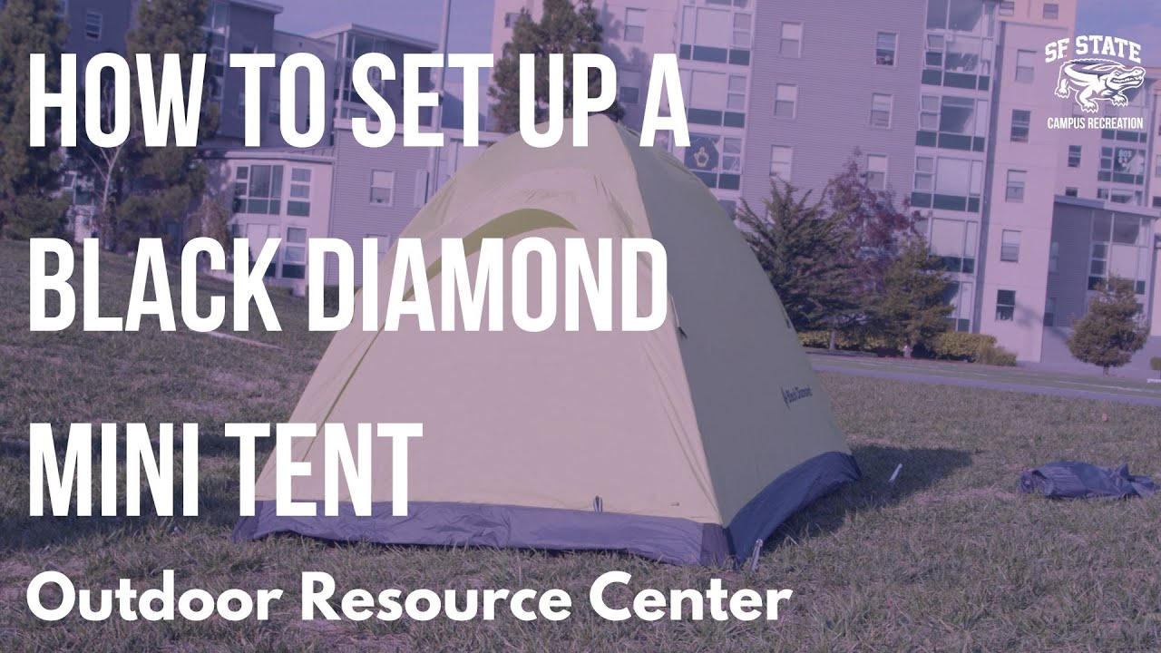 How to Set Up a Black Diamond Mini Tent